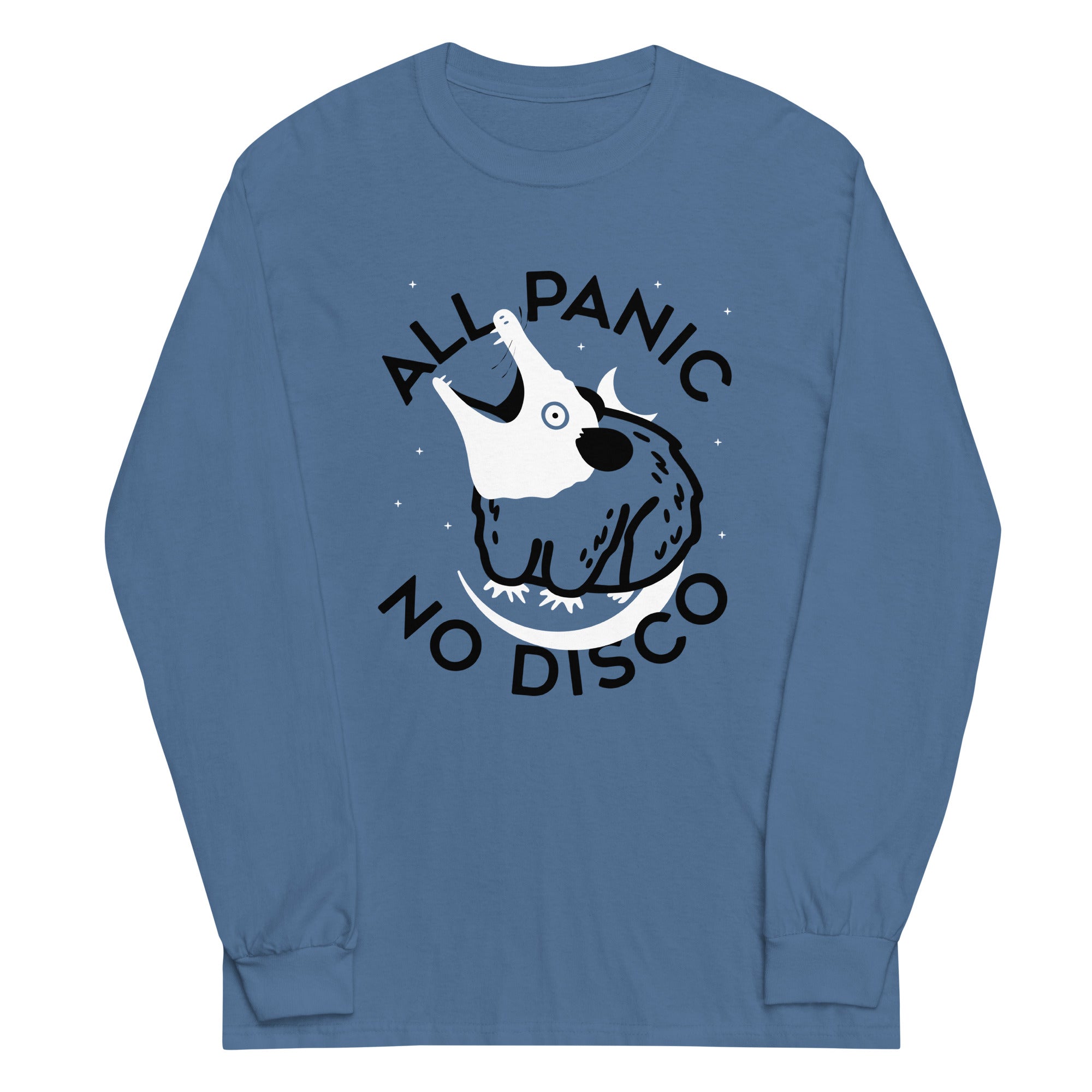 All Panic No Disco Unisex Long Sleeve Tee