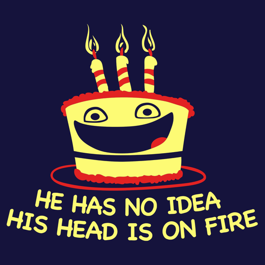 He Has No Idea His Head Is On Fire