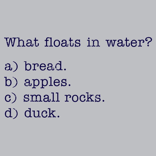 What Floats In Water?