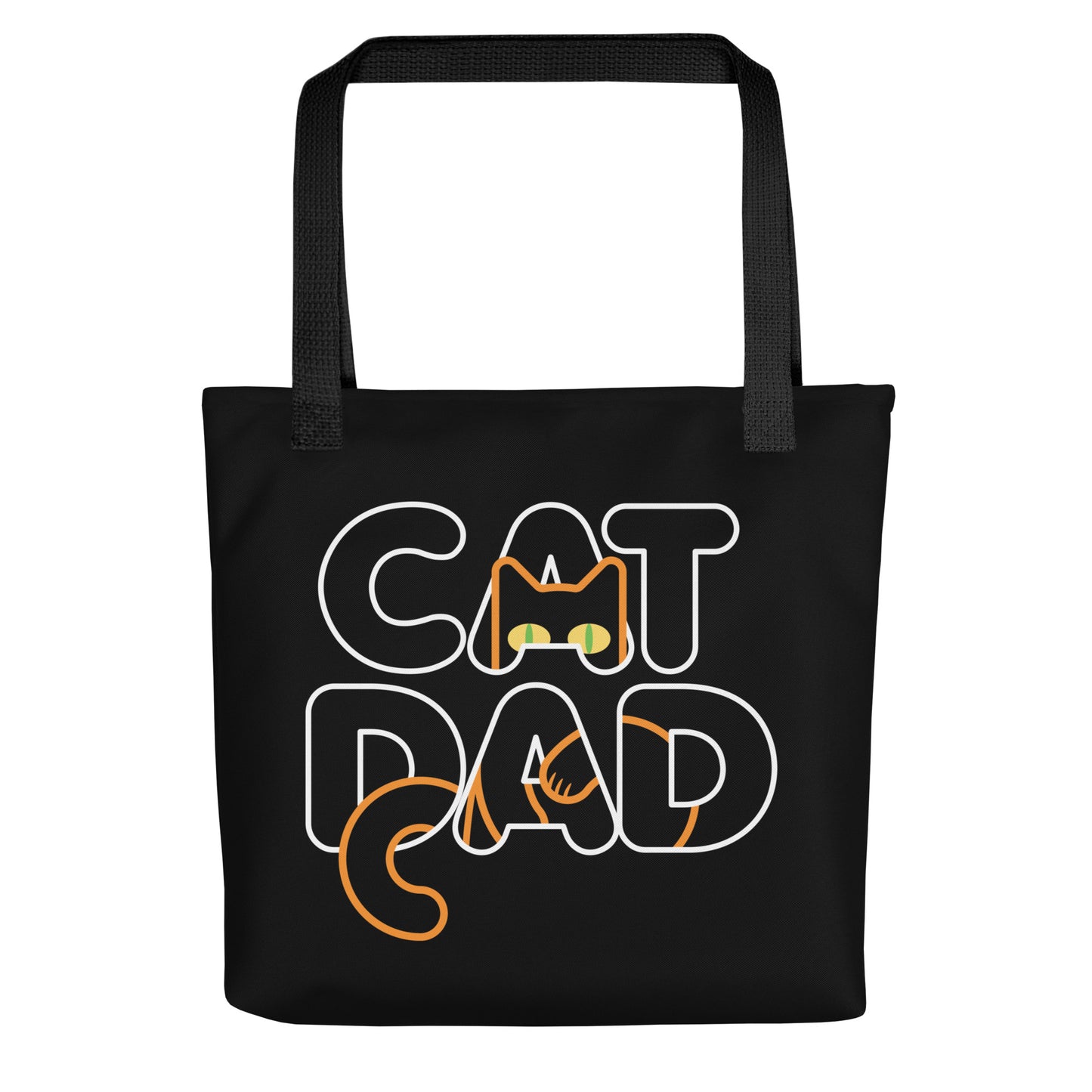 Cat Dad Tote Bag