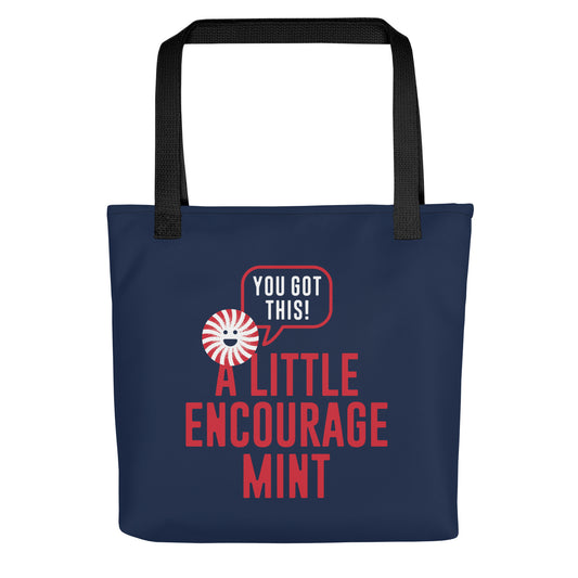 A Little Encourage Mint Tote Bag