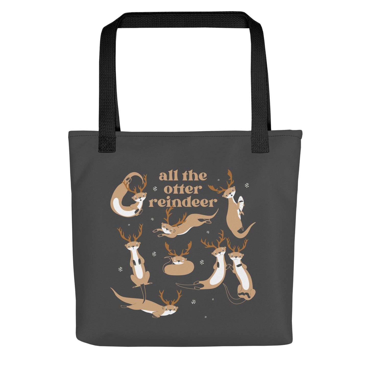 All The Otter Reindeer Tote Bag