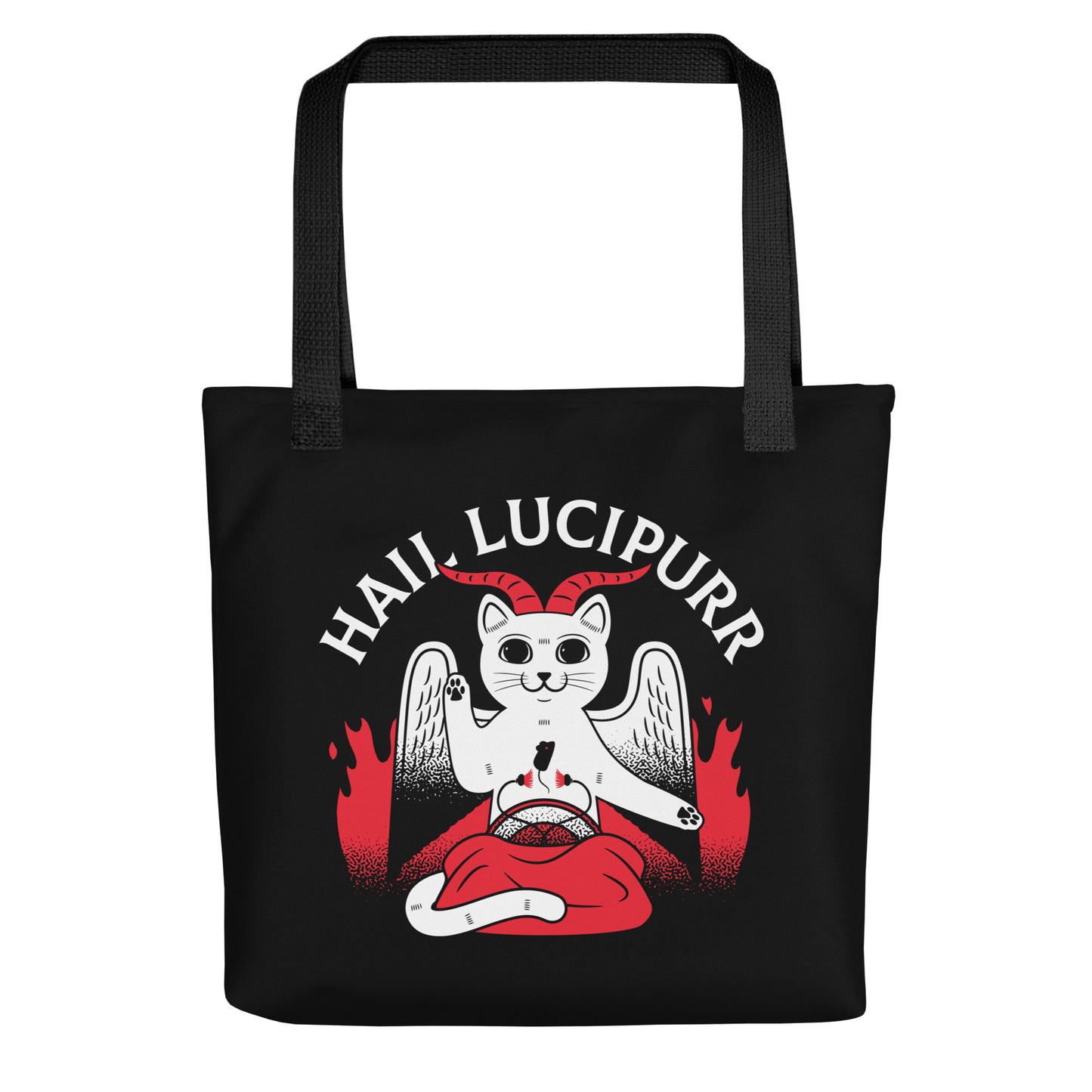 Hail Lucipurr Tote Bag