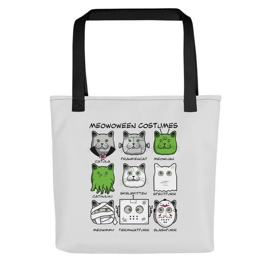 Meowoween Costumes Tote Bag