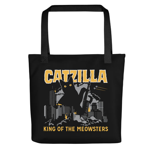 Catzilla Tote Bag