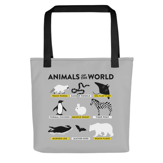 Animals Of The World Tote Bag