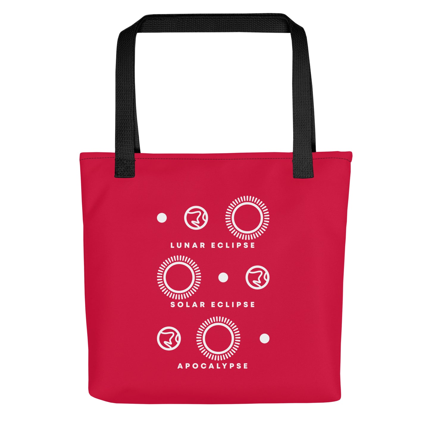 Lunar Eclipse Solar Eclipse Apocalypse Tote Bag