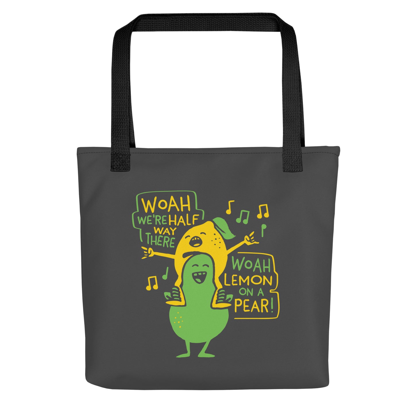 Lemon On A Pear Tote Bag