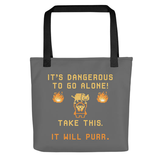 It's Dangerous To Go Alone Tote Bag