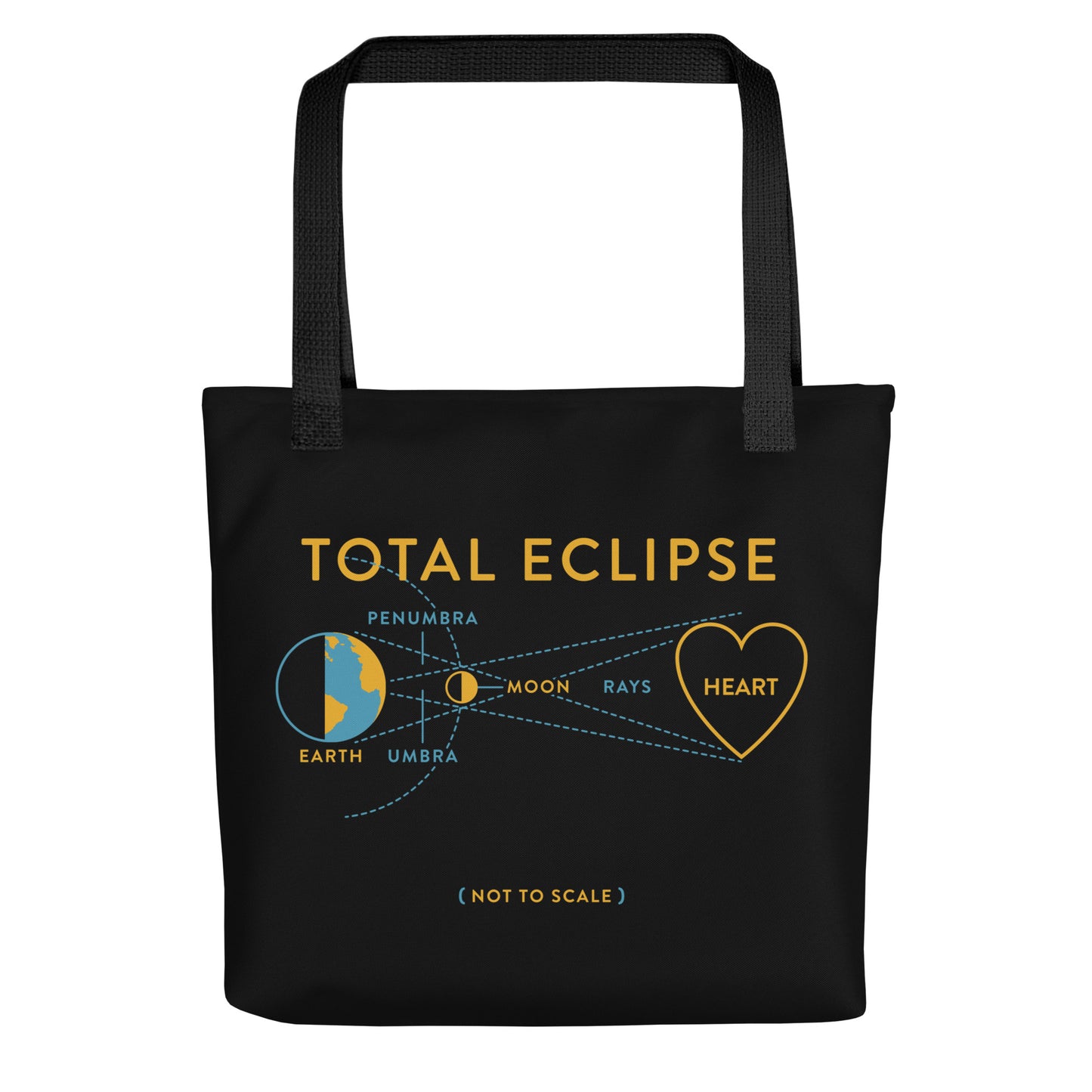 Total Eclipse Of The Heart Tote Bag