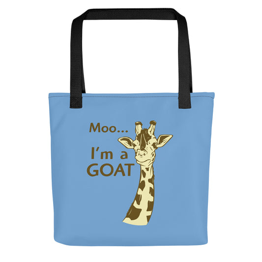 Moo, I'm A Goat Tote Bag