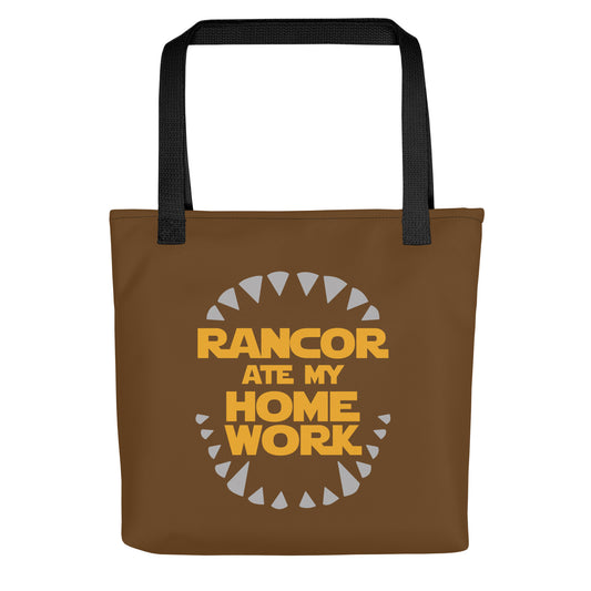 Rancor Ate My Homework Tote Bag