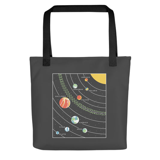 9 Planets Tote Bag