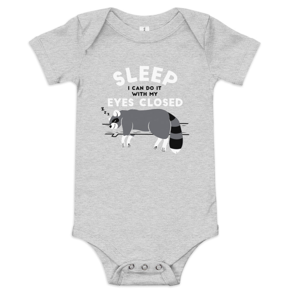 Sleep I Can Do It With My Eyes Closed Kid's Onesie