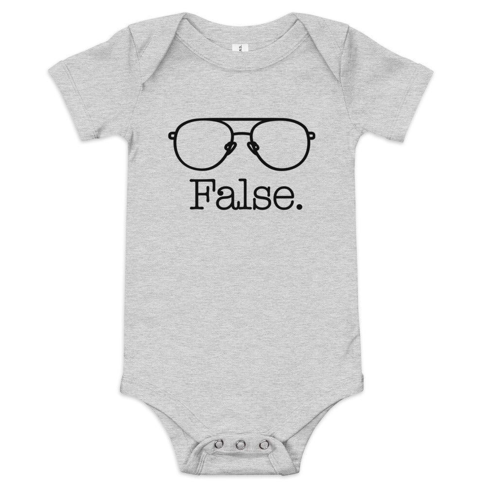 False Glasses Kid's Onesie