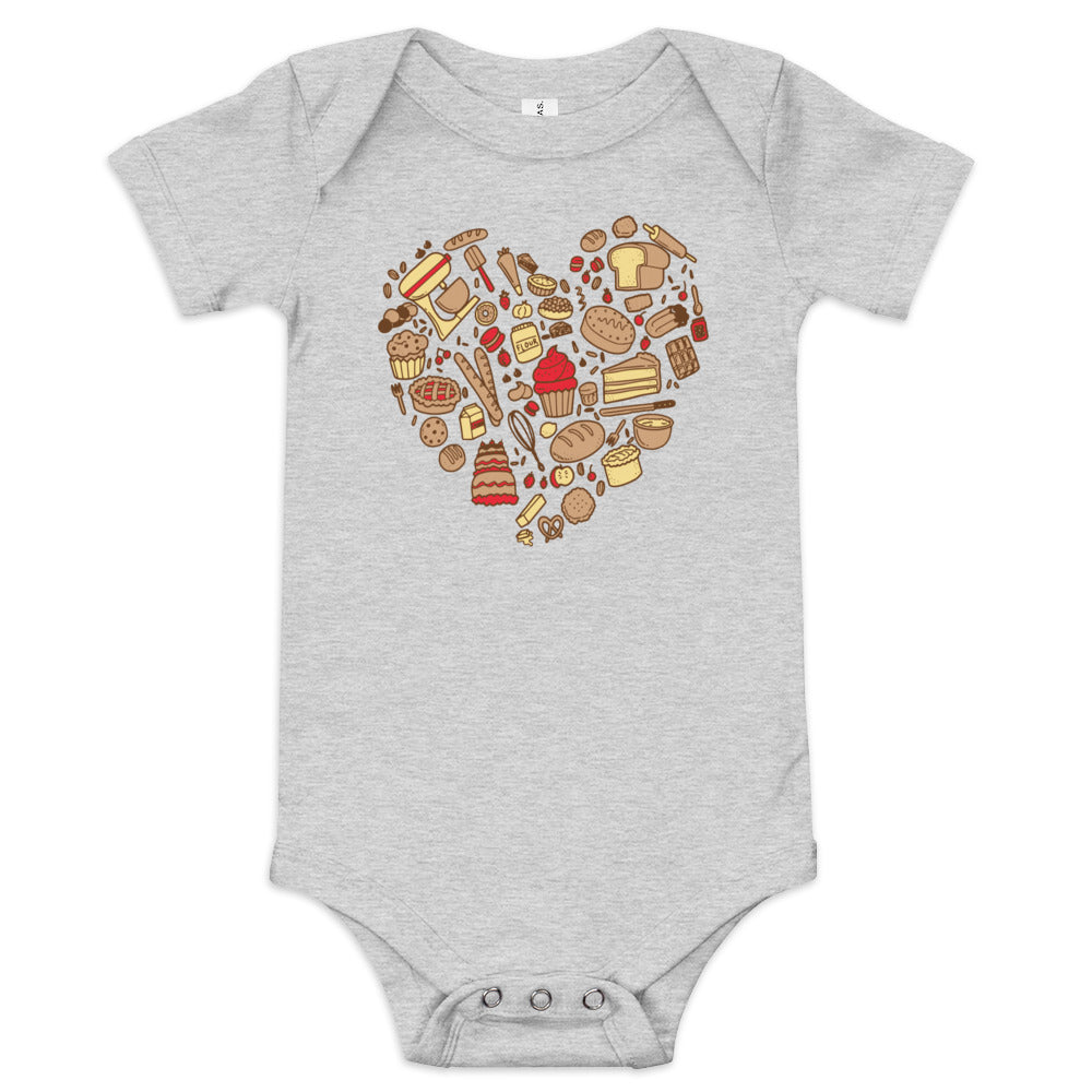 Baking Heart Kid's Onesie