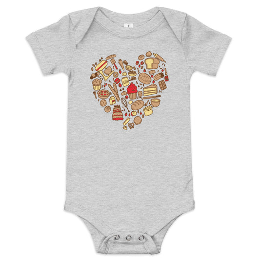 Baking Heart Kid's Onesie