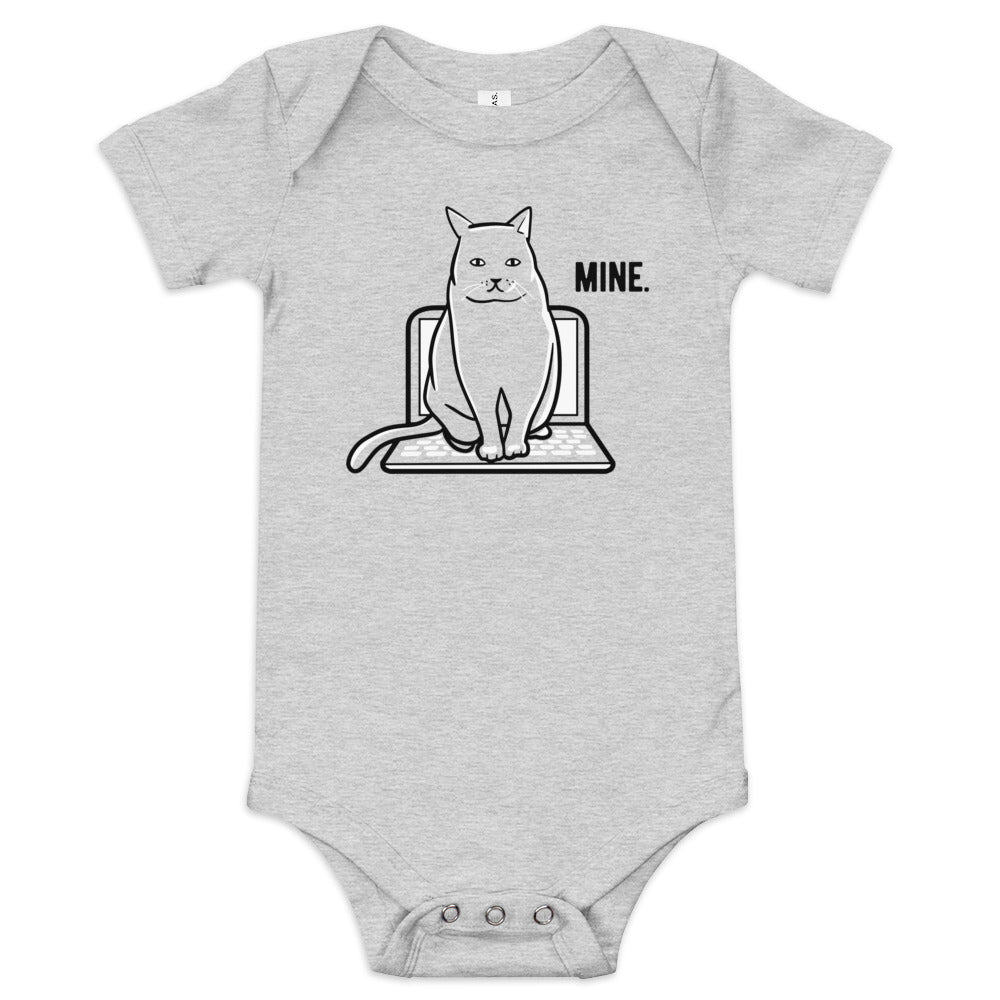 Mine Computer Cat Kid's Onesie