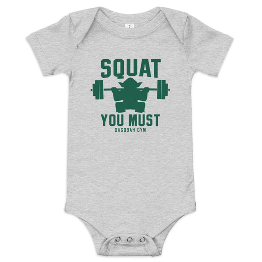 Squat You Must Kid's Onesie