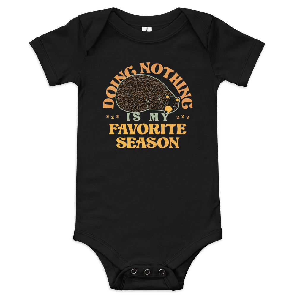 Doing Nothing Is My Favorite Season Kid's Onesie