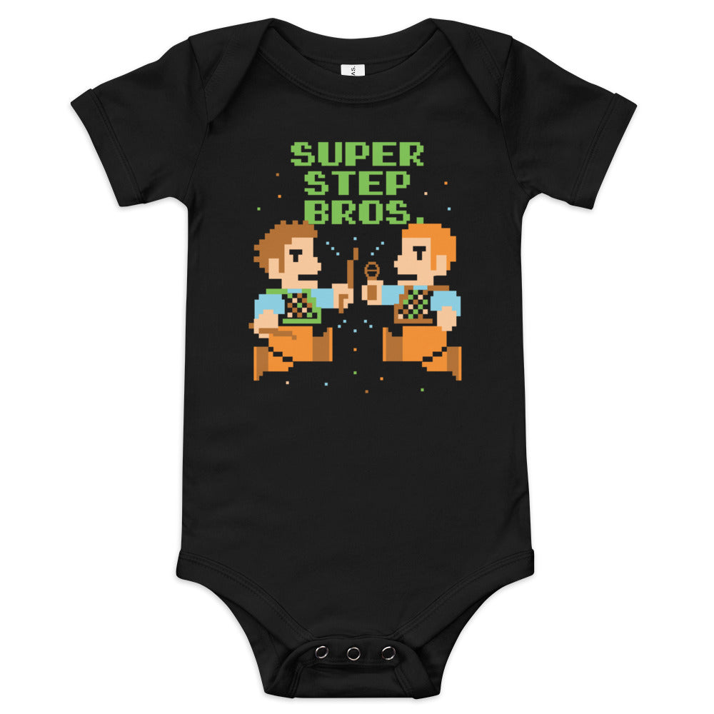 Super Step Bros Kid's Onesie