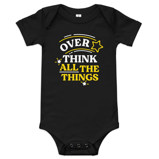 Over Think All The Things Kid's Onesie