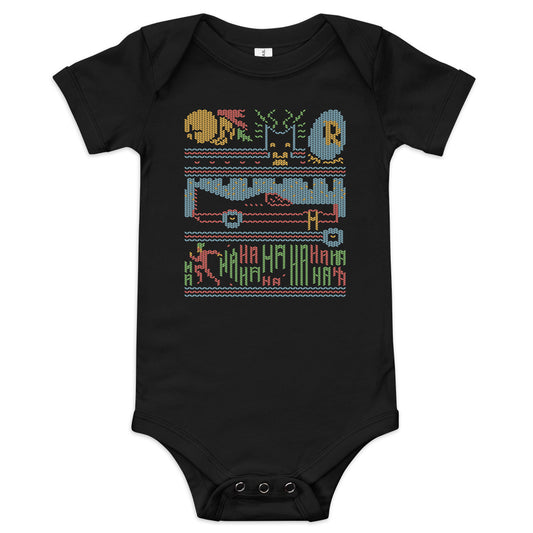 Bat Christmas Sweater Kid's Onesie