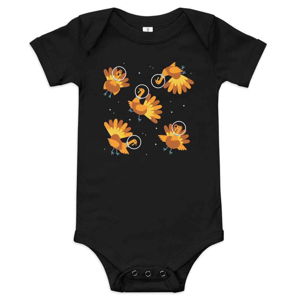 Turkeys In Space Kid's Onesie