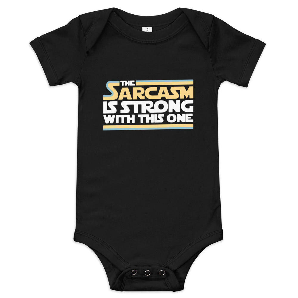 The Sarcasm Is Strong With This One Kid's Onesie