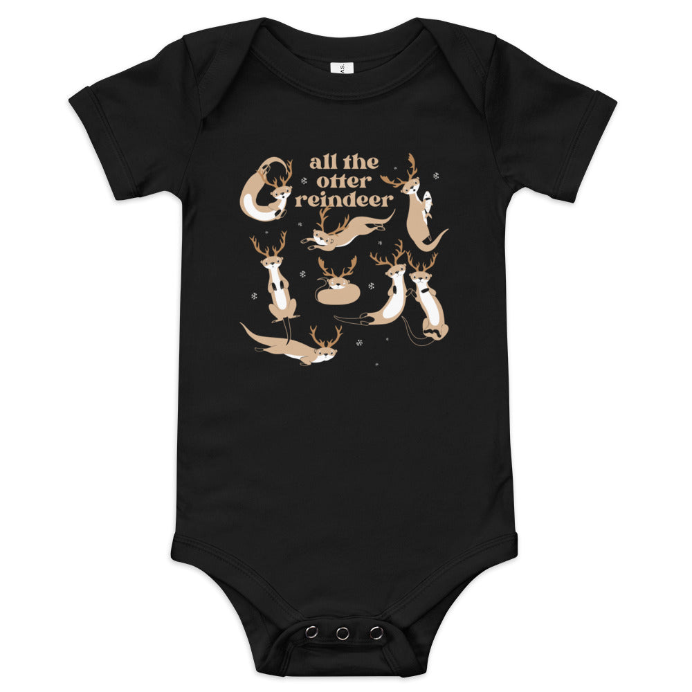 All The Otter Reindeer Kid's Onesie