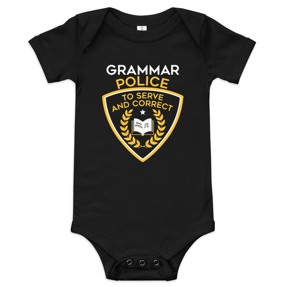 Grammar Police Kid's Onesie