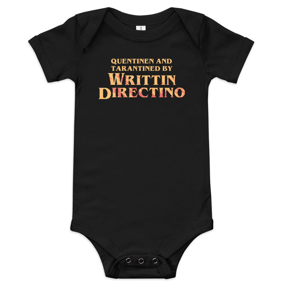 Writtin Directino Kid's Onesie