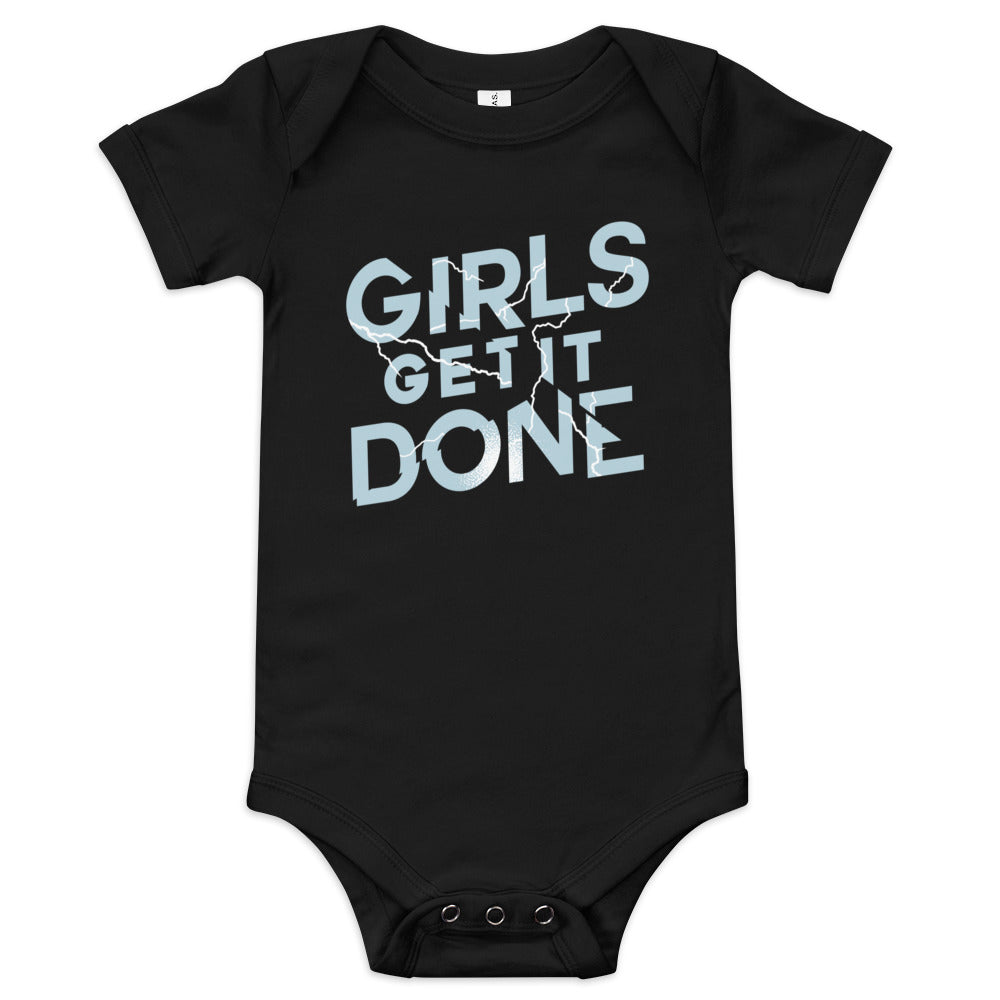 Girls Get It Done Kid's Onesie