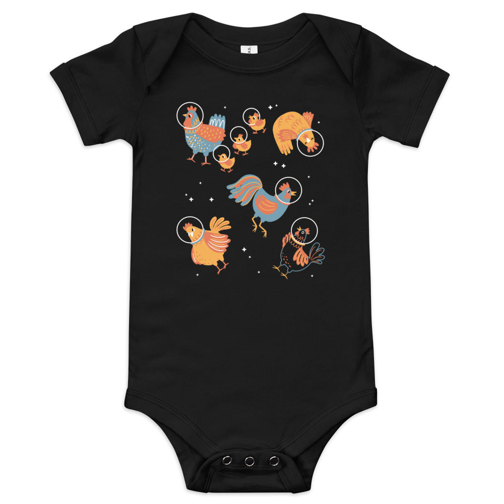 Chickens In Space Kid's Onesie