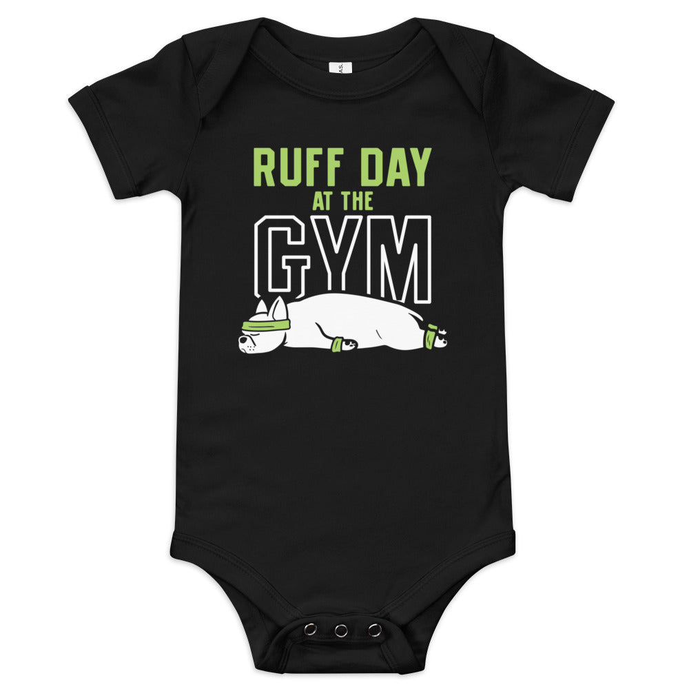 Ruff Day At The Gym Kid's Onesie