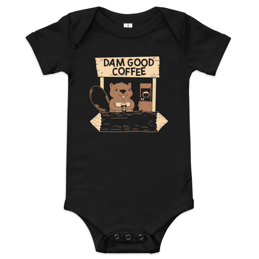 Dam Good Coffee Kid's Onesie