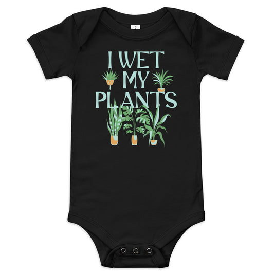 I Wet My Plants Kid's Onesie