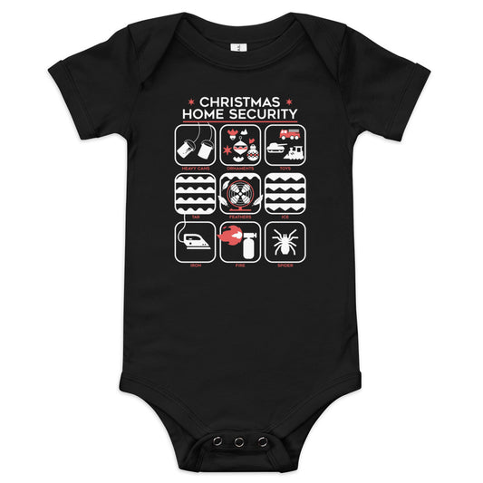 Christmas Home Security Kid's Onesie