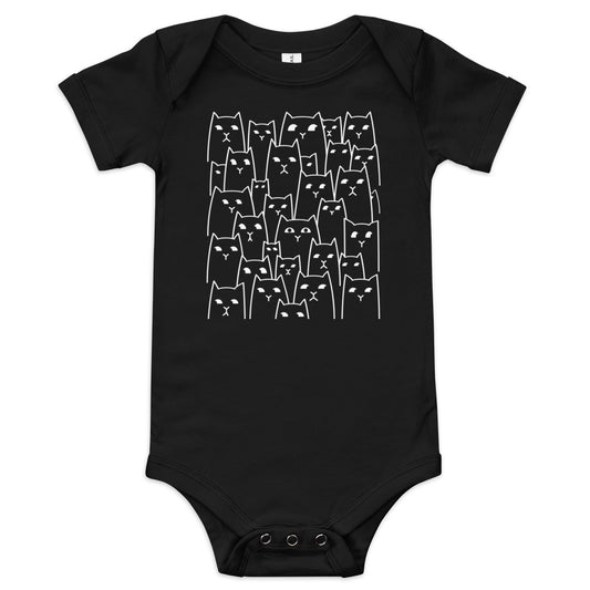 Suspicious Cats Kid's Onesie