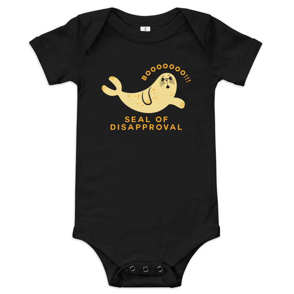 Seal Of Disapproval Kid's Onesie