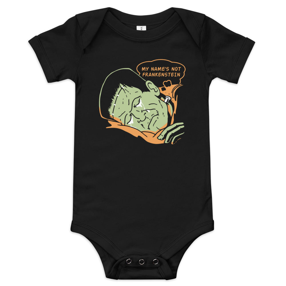 My Name's Not Frankenstein Kid's Onesie