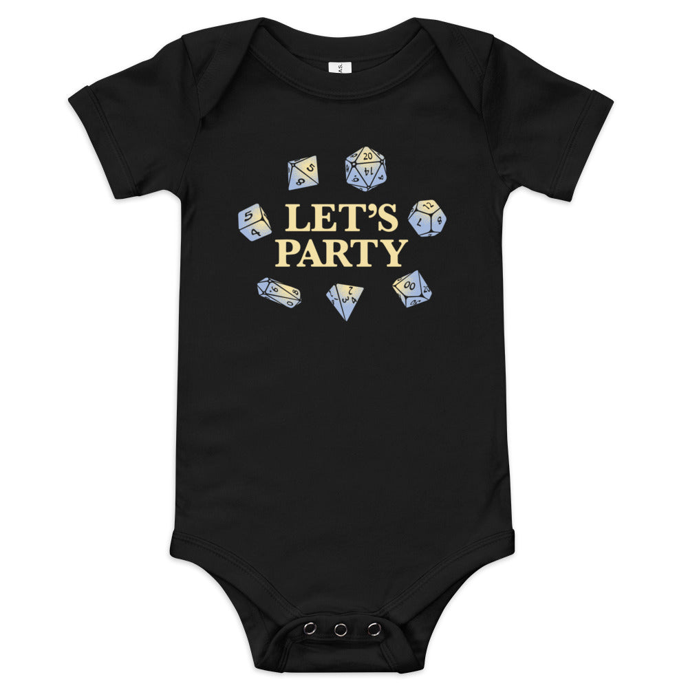 Let's Party Dice Kid's Onesie