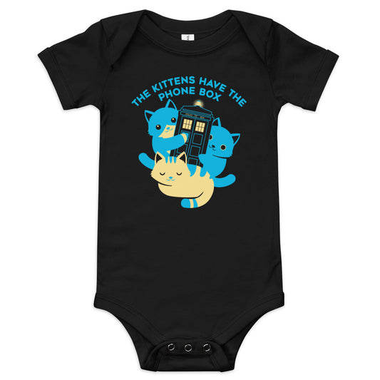 The Kittens Have The Phone Box Kid's Onesie