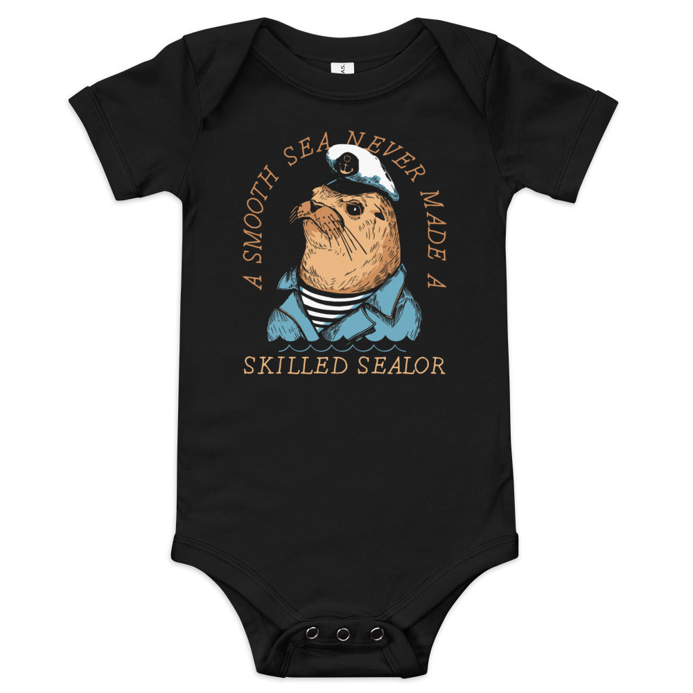 Skilled Sealor Kid's Onesie