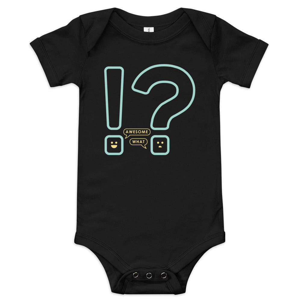 Awesome! What? Kid's Onesie