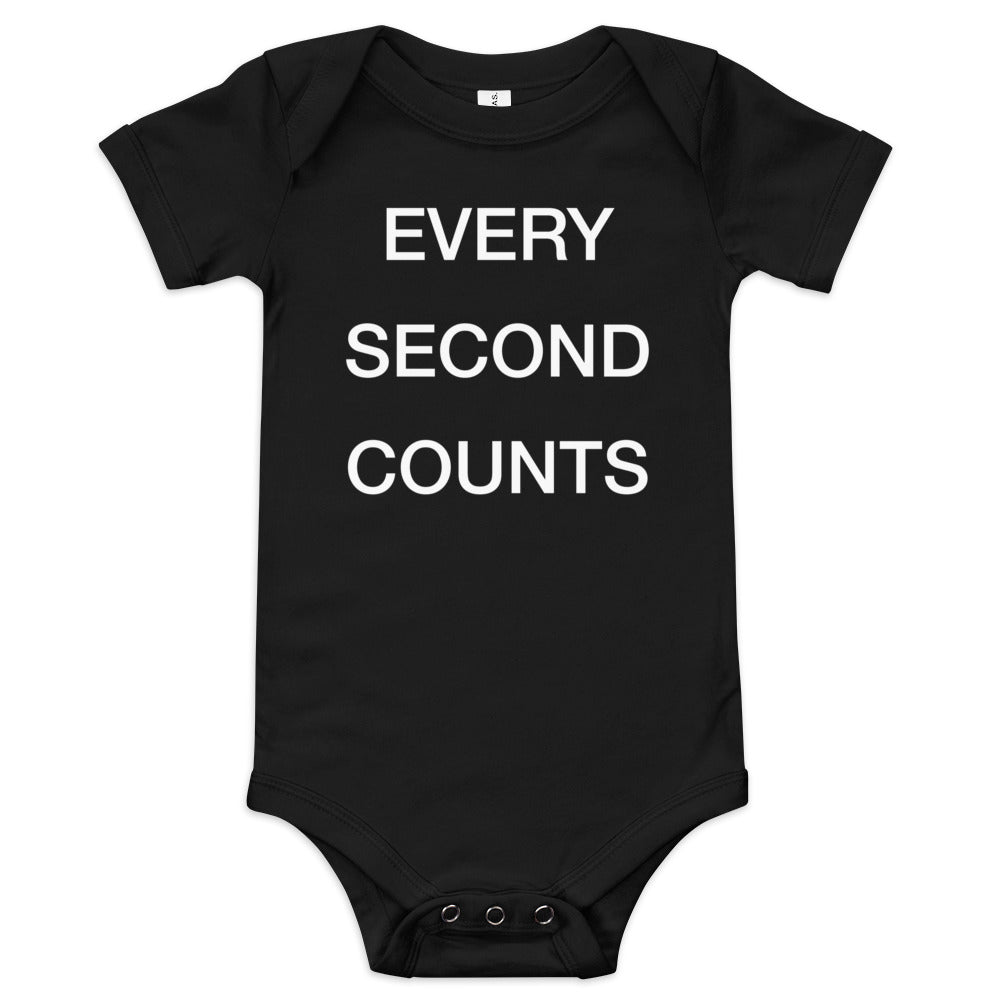 Every Second Counts Kid's Onesie