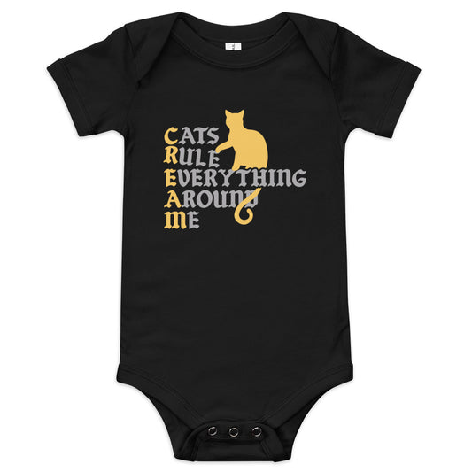 Cats Rule Everything Around Me Kid's Onesie