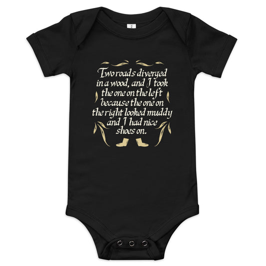 Two Roads Diverged Kid's Onesie