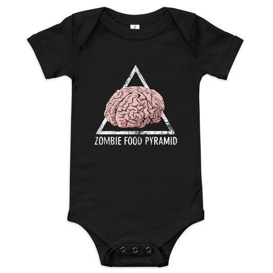 Zombie Food Pyramid Kid's Onesie