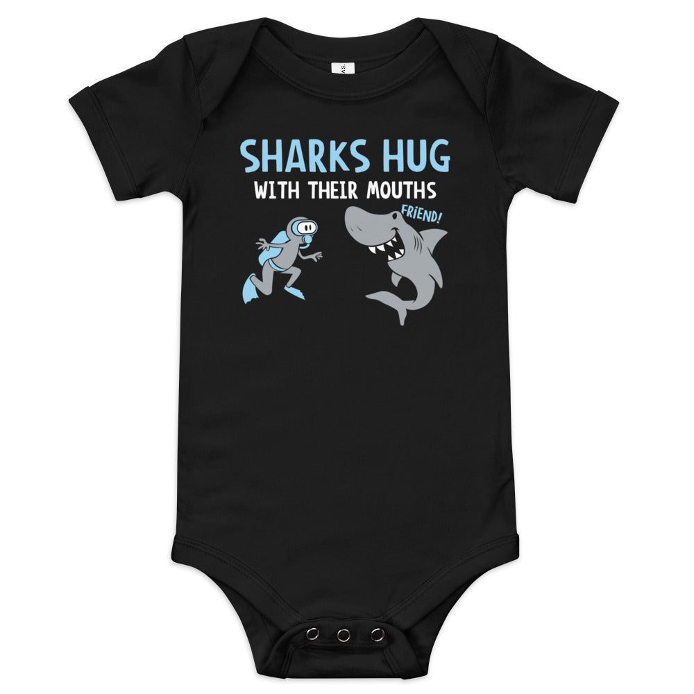 Sharks Hug With Their Mouths Kid's Onesie